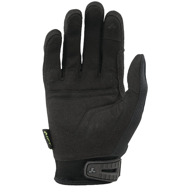 Guante de seguridad Lift OPTION Negro de cuero sintético con malla de aire - GON-17KKL