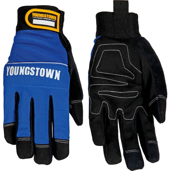 Guantes de alta destreza Youngstown Glove, talla L, azules, gamuza sintética - 06-3020-60-L
