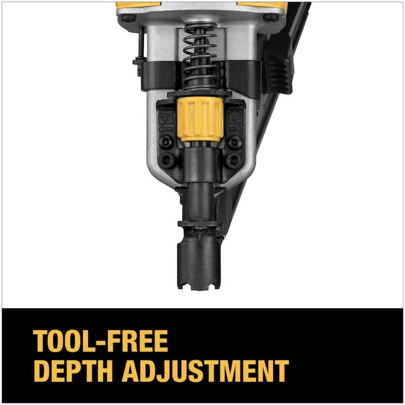 DEWALT 20V MAX XR Clavadora inalámbrica sin escobillas de iones de litio de 2 velocidades 30° con carga de papel de 4.0Ah y cargador - DCN692M1