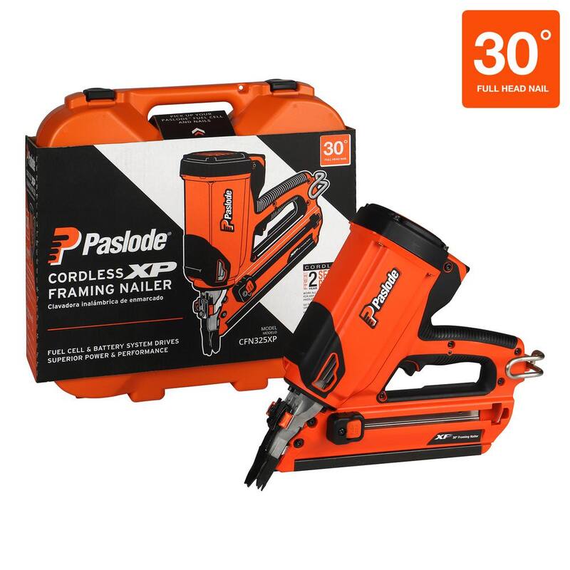 Clavadora inalámbrica para estructuras Paslode CFN325XP con batería de iones de litio a 30° - 906300