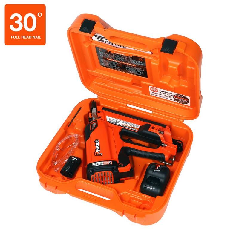 Clavadora inalámbrica para estructuras Paslode CFN325XP con batería de iones de litio a 30° - 906300