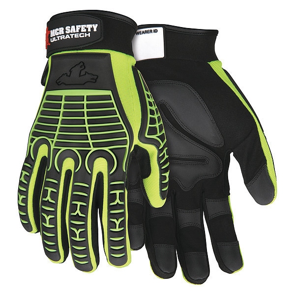 Guante Mecánico Mcr Safety, XL, Dedo Completo, PR - MC502XL