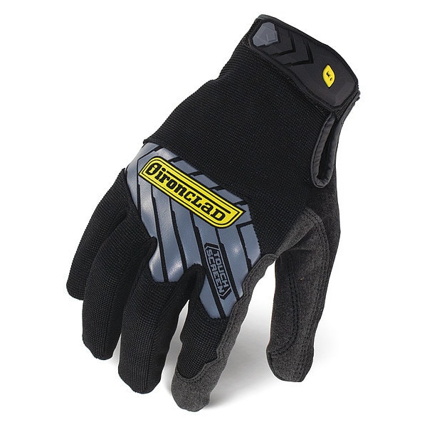 Guantes táctiles para mecánicos Ironclad Performance Wear, 2XL, negro/plata, poliéster - IEX-MPRE-06-XXL