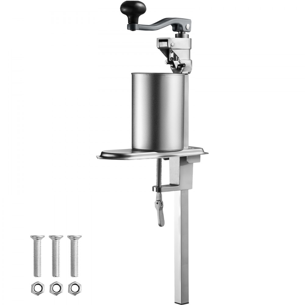VEVOR Manual Can Opener, Commercial Table Clamp Opener for Large Cans, Heavy Duty Can Opener with Base, Adjustable Height Industrial Jar Opener For Cans Up to 11.8" Tall, for Restaurant Hotel Home Bar - KGQ30CMBXGZJRXFF5V0