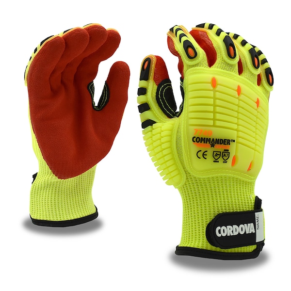 Guantes de Corte Cordova COMMANDER IMPACT, HPPE/Glass/Steel, A7, Talla XL - 7749XL