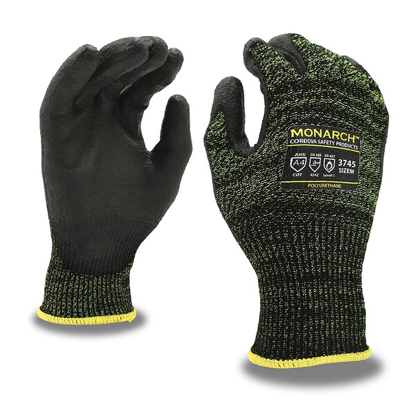Guantes de corte A4 Cordova MONARCH SOFT, palma de PU, talla XXL - 3745XXL