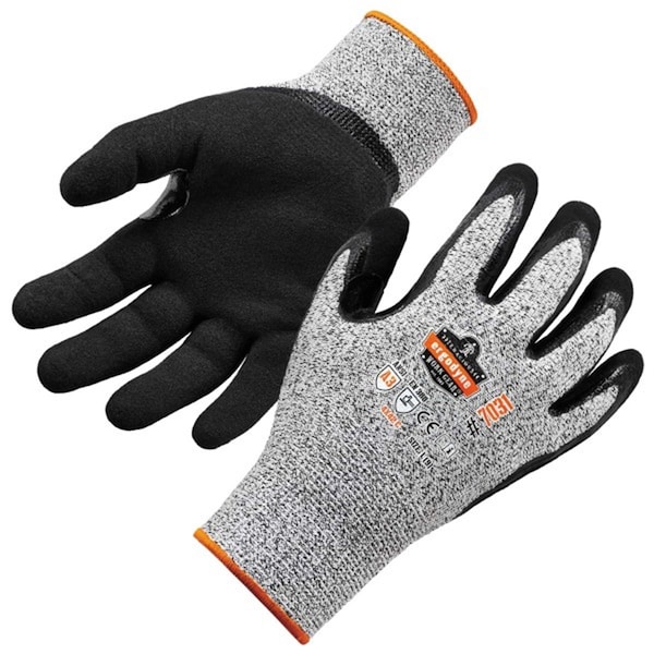 Guantes resistentes al corte recubiertos de nitrilo gris 2XL Ergodyne 7031 Nivel A3 - 17986.