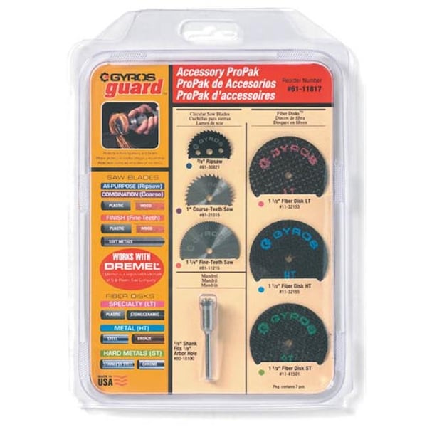 Gyros Precision Tools Inc Gyros Precision Tools Inc Gyros Accessory Pro Pack  61-11817 - 61-11817