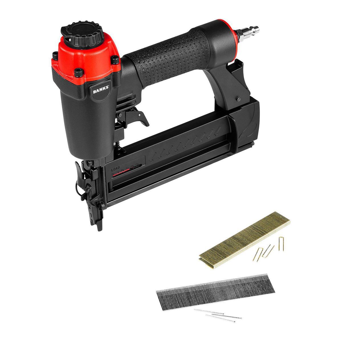 Banks 18 Gauge, 2 en 1 Clavadora de Brad y Grapadora de Corona Estrecha - 70922
