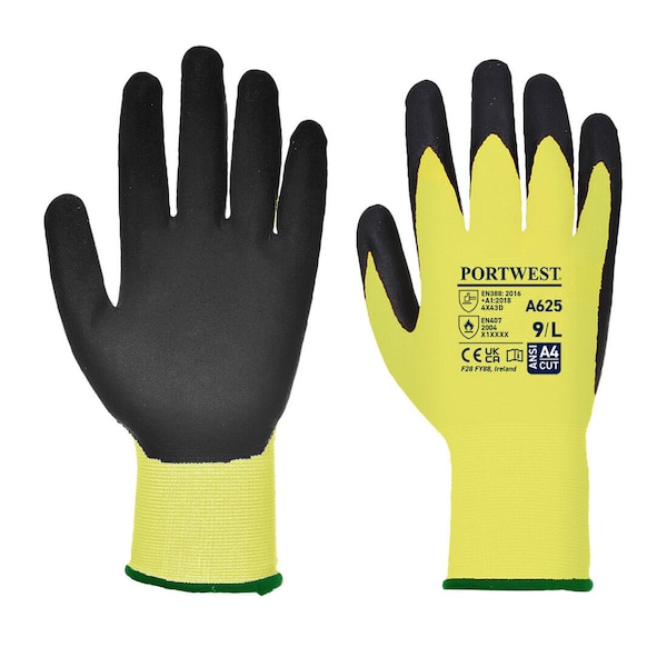 Guante resistente al corte Portwest Vis-Tex PU, XXL - A625
