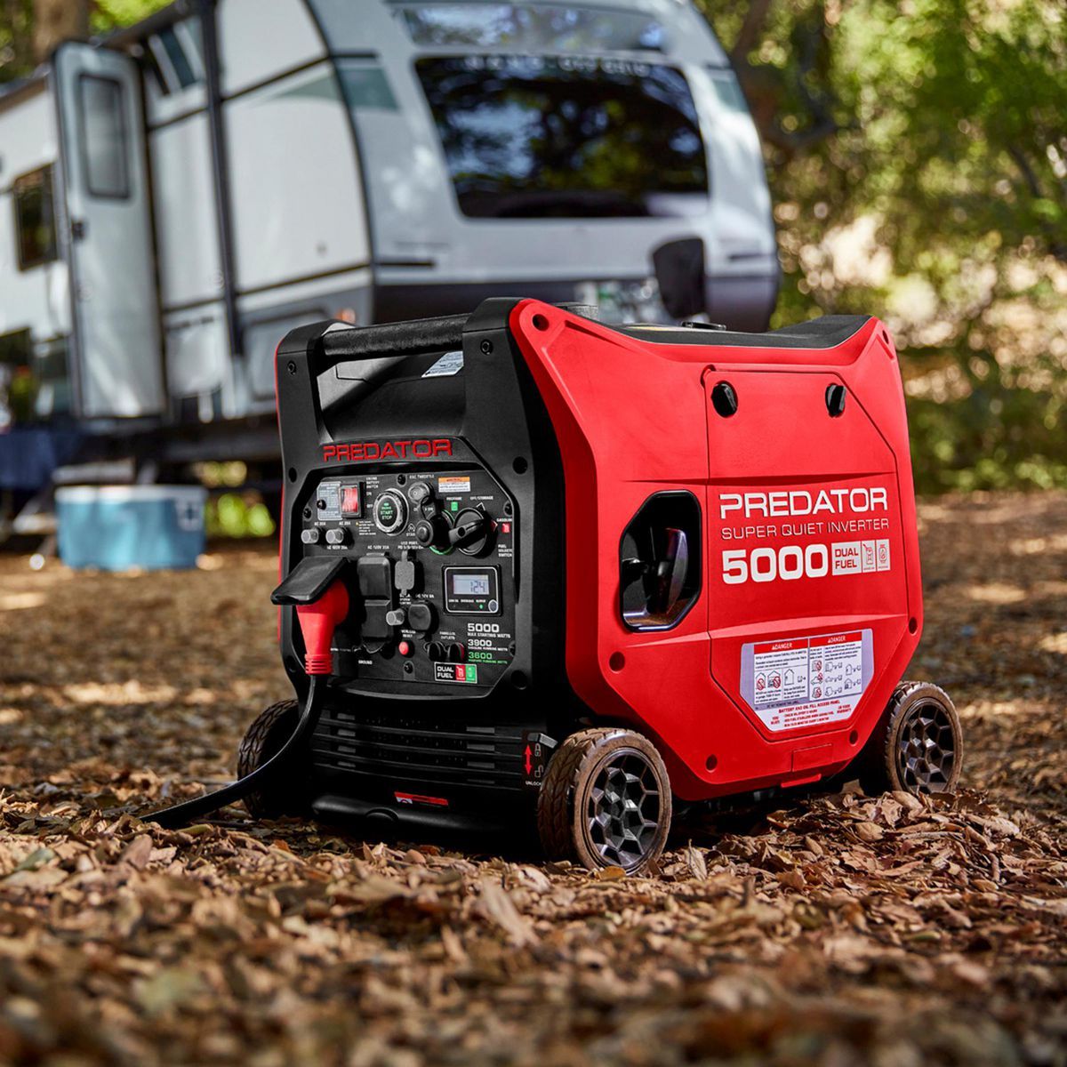Generador Inverter Predator de 5000 vatios de doble combustible MUY SILENCIOSO con arranque remoto y tecnología CO SECURE, EPA - 71367