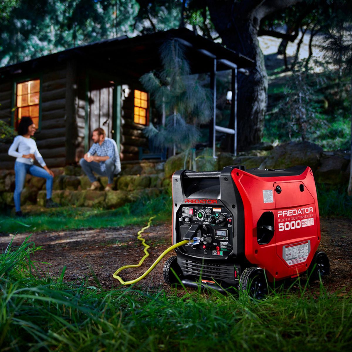 Generador Inverter Predator de 5000 vatios de doble combustible MUY SILENCIOSO con arranque remoto y tecnología CO SECURE, EPA - 71367
