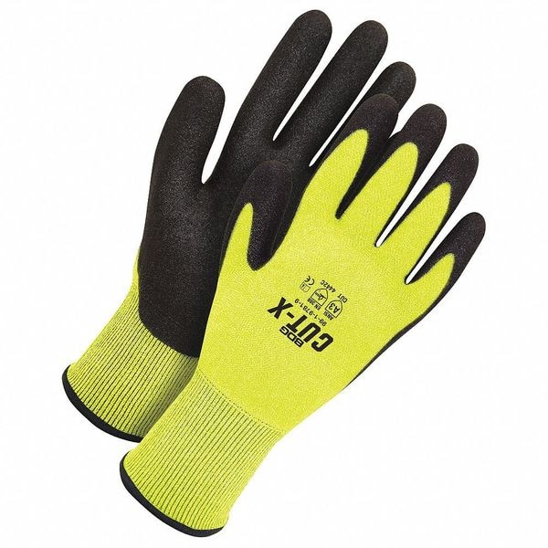 Guantes recubiertos Bdg, Nivel de corte A3, 13 ga, Amarillos, 9 - 99-1-9781-9-K