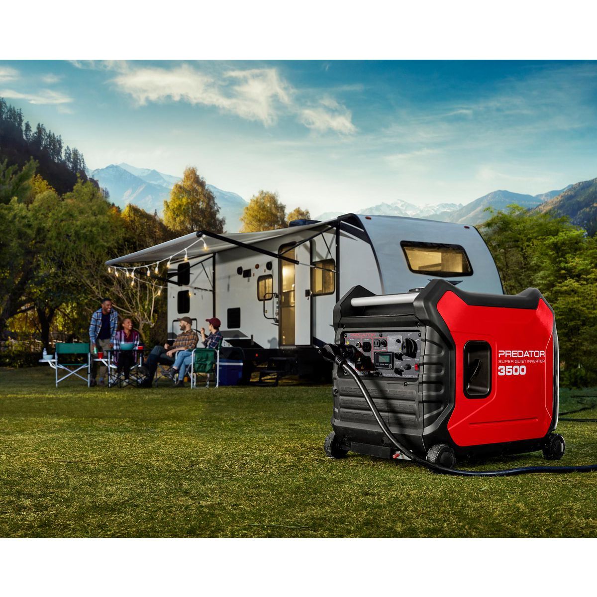 Generador inversor Predator 3500 vatios SUPER SILENCIOSO con tecnología CO SECURE, EPA - 71358