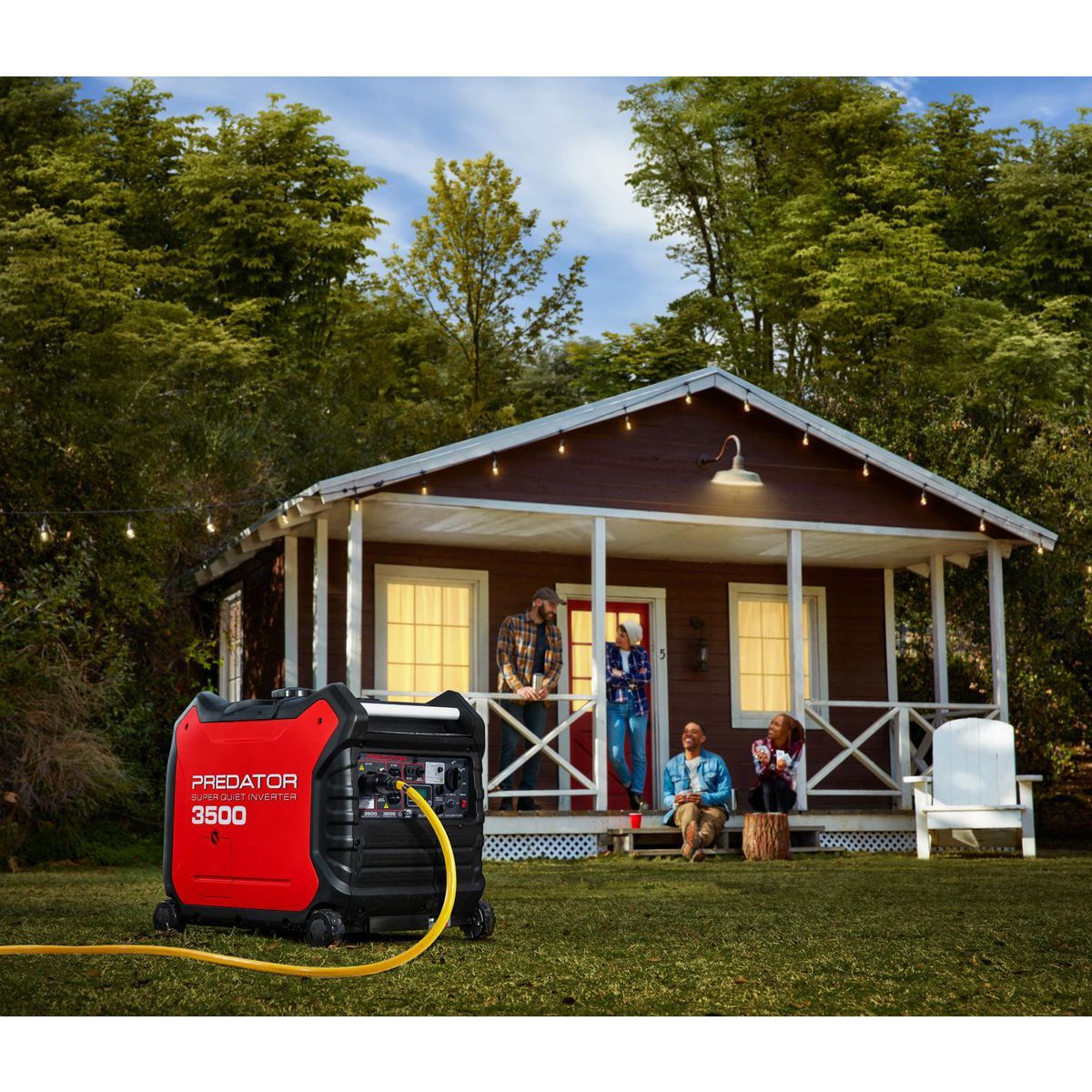 Generador inversor Predator 3500 vatios SUPER SILENCIOSO con tecnología CO SECURE, EPA - 71358