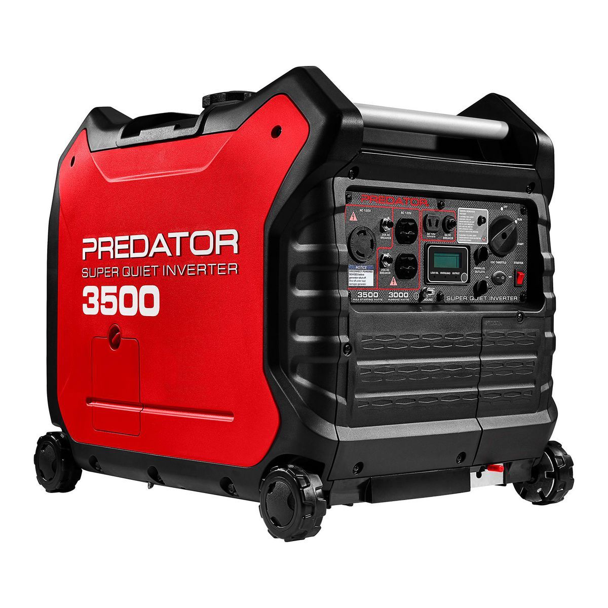 Generador inversor Predator 3500 vatios SUPER SILENCIOSO con tecnología CO SECURE, EPA - 71358