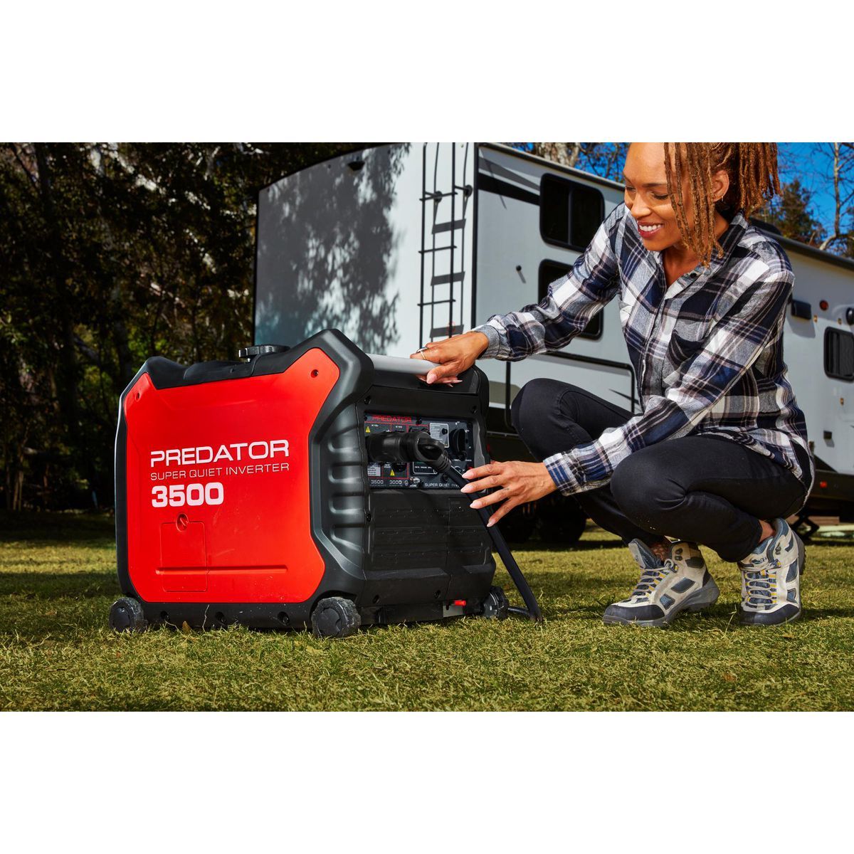 Generador inversor Predator 3500 vatios SUPER SILENCIOSO con tecnología CO SECURE, EPA - 71358