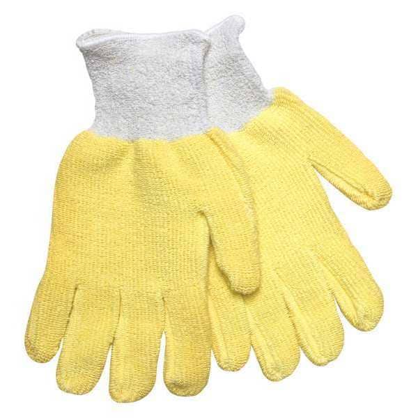 Guantes resistentes al corte Mcr Safety, Nivel de corte A2, 7 ga, Gris, Talla L - 9436KML