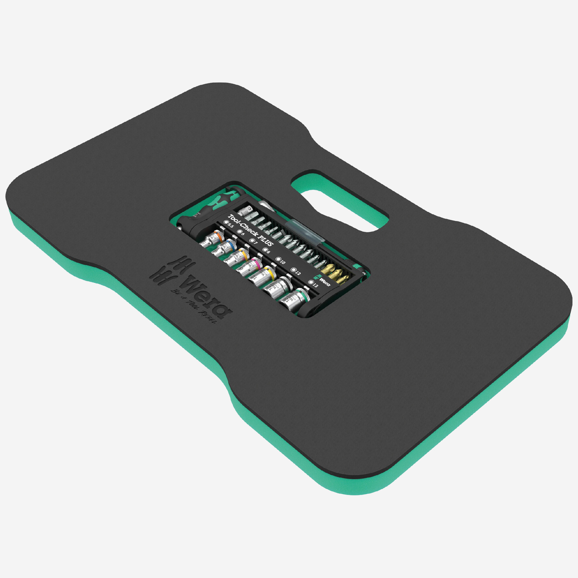 Wera 134544 Kneeling Pad + Tool-check Plus Metric, 40 Pieces, Limited Edition