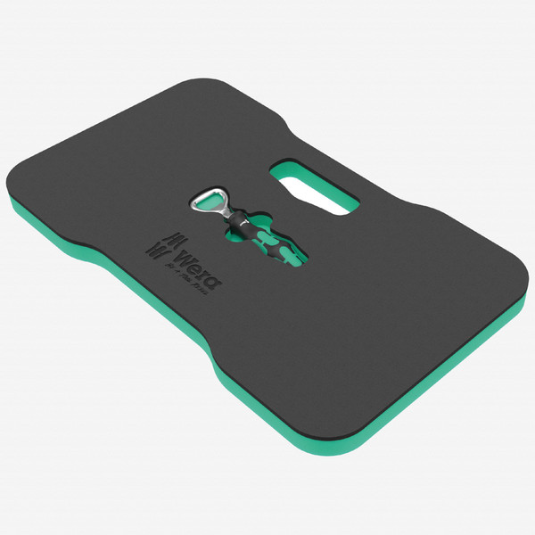 Wera 134545 Kneeling Pad + Bottle Opener, 2 Pieces, Limited Edition