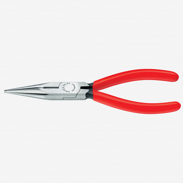 Knipex 6.3" Snipe Nose Side Cutting Pliers (Radio Pliers) - Plastic Grip