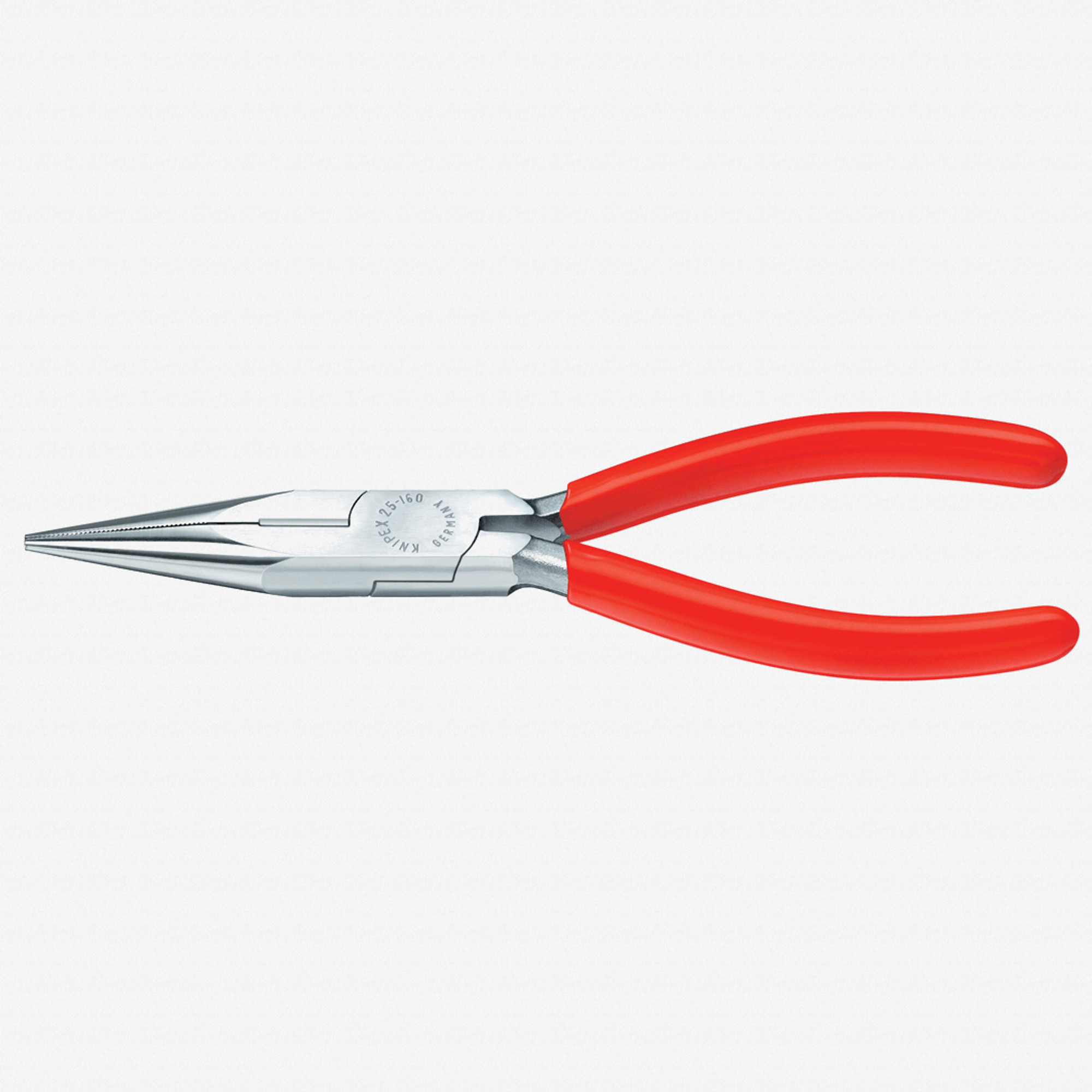 Knipex 5" Snipe Nose Side Cutting Pliers (Radio Pliers) - Chrome Plastic Grip