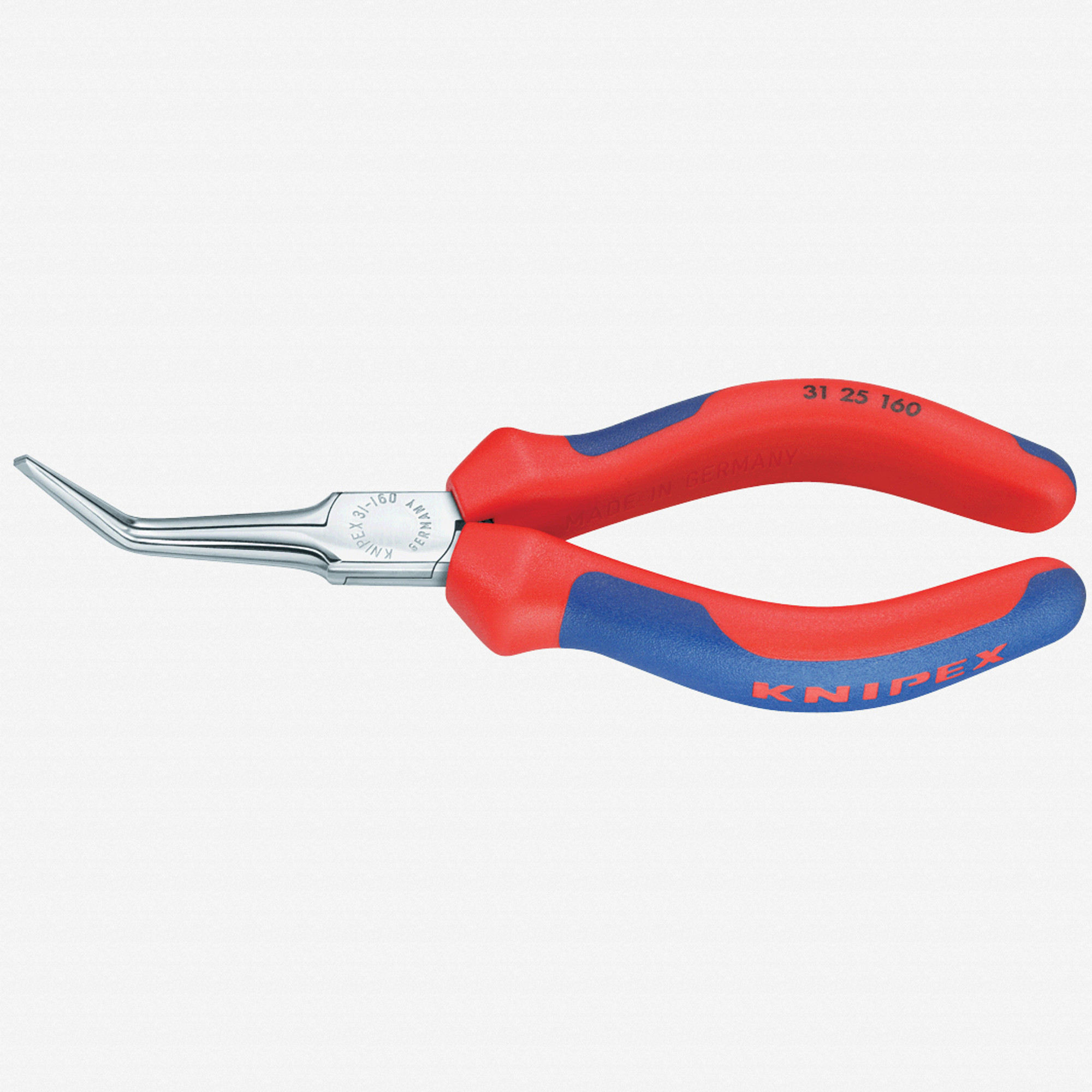 Knipex 6.3" Needle-Nose 45 Degree Bent Pliers (Gripping Pliers) - MultiGrip