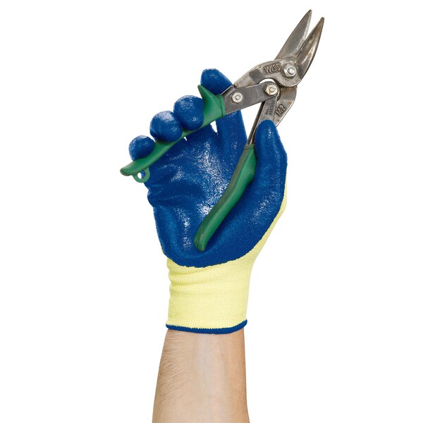 Guantes recubiertos resistentes al corte Kleenguard, Nivel de corte A2, 15 ga, amarillos, 2XL - 98234
