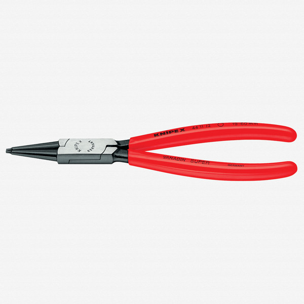 Knipex Straight Tip Internal Circlip Pliers 40-100 mm dia - Plastic Grip
