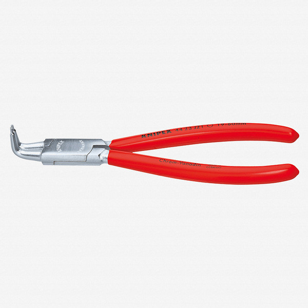 Knipex 90 Degree Angled Tip Internal Circlip Pliers 12-25 mm dia - Chrome w/ Plastic Grip