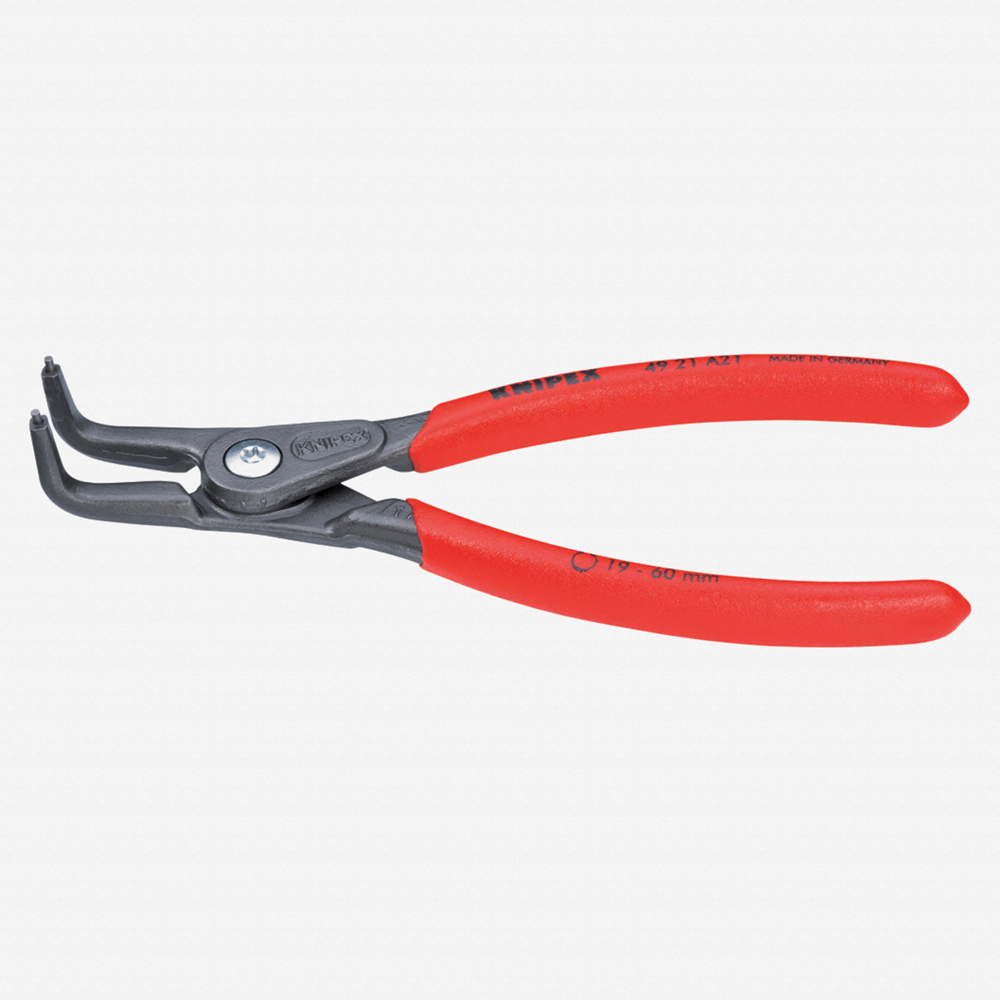 Knipex Precision 90 Degree Angled Tip External Circlip Pliers for 10-25 mm shafts