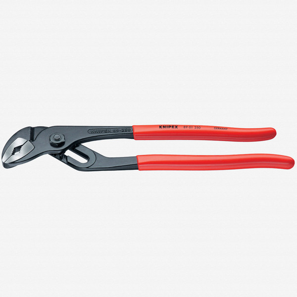 Knipex 10" Water Pump Pliers with tongue and groove joint - Plastic Grip