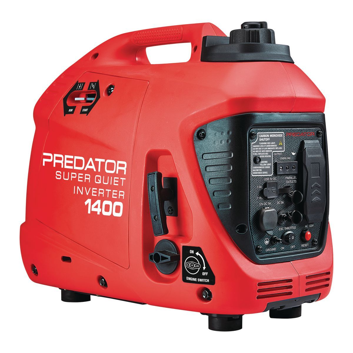 Generador inverter Predator de 1400 vatios ULTRA SILENCIOSO con tecnología CO SECURE - 71342