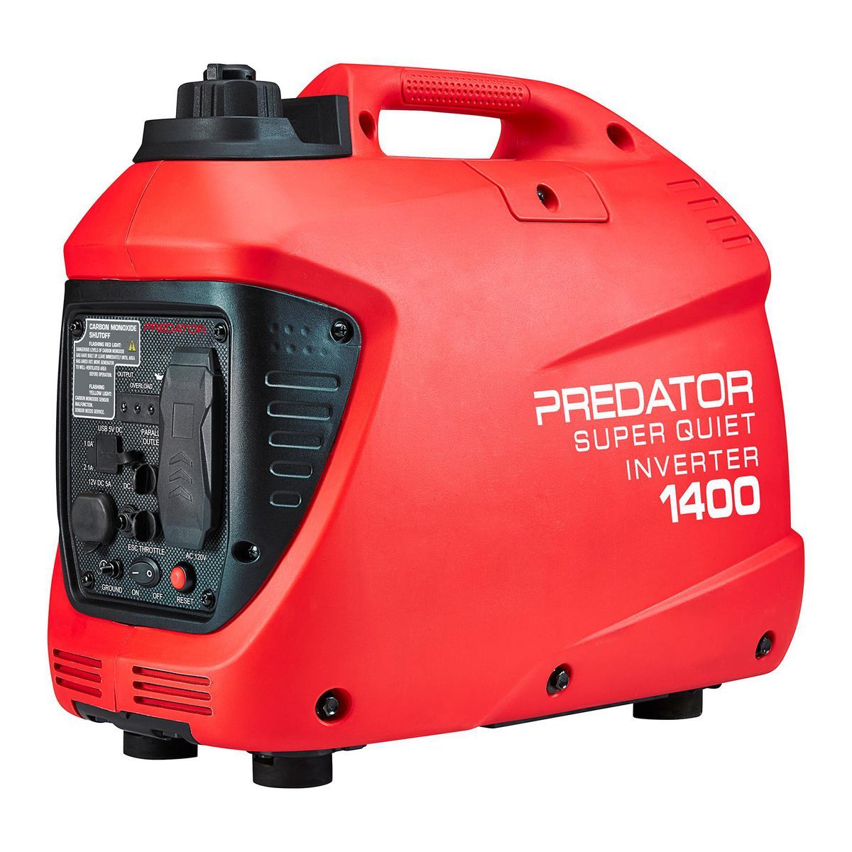 Generador inverter Predator de 1400 vatios ULTRA SILENCIOSO con tecnología CO SECURE - 71342