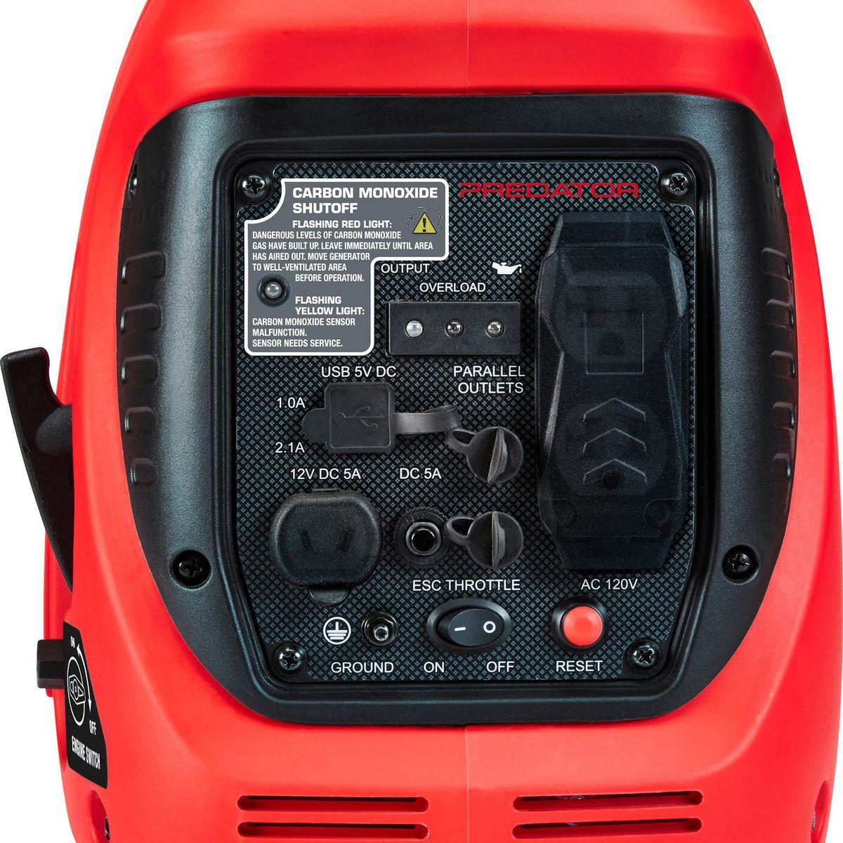 Generador inverter Predator de 1400 vatios ULTRA SILENCIOSO con tecnología CO SECURE - 71342