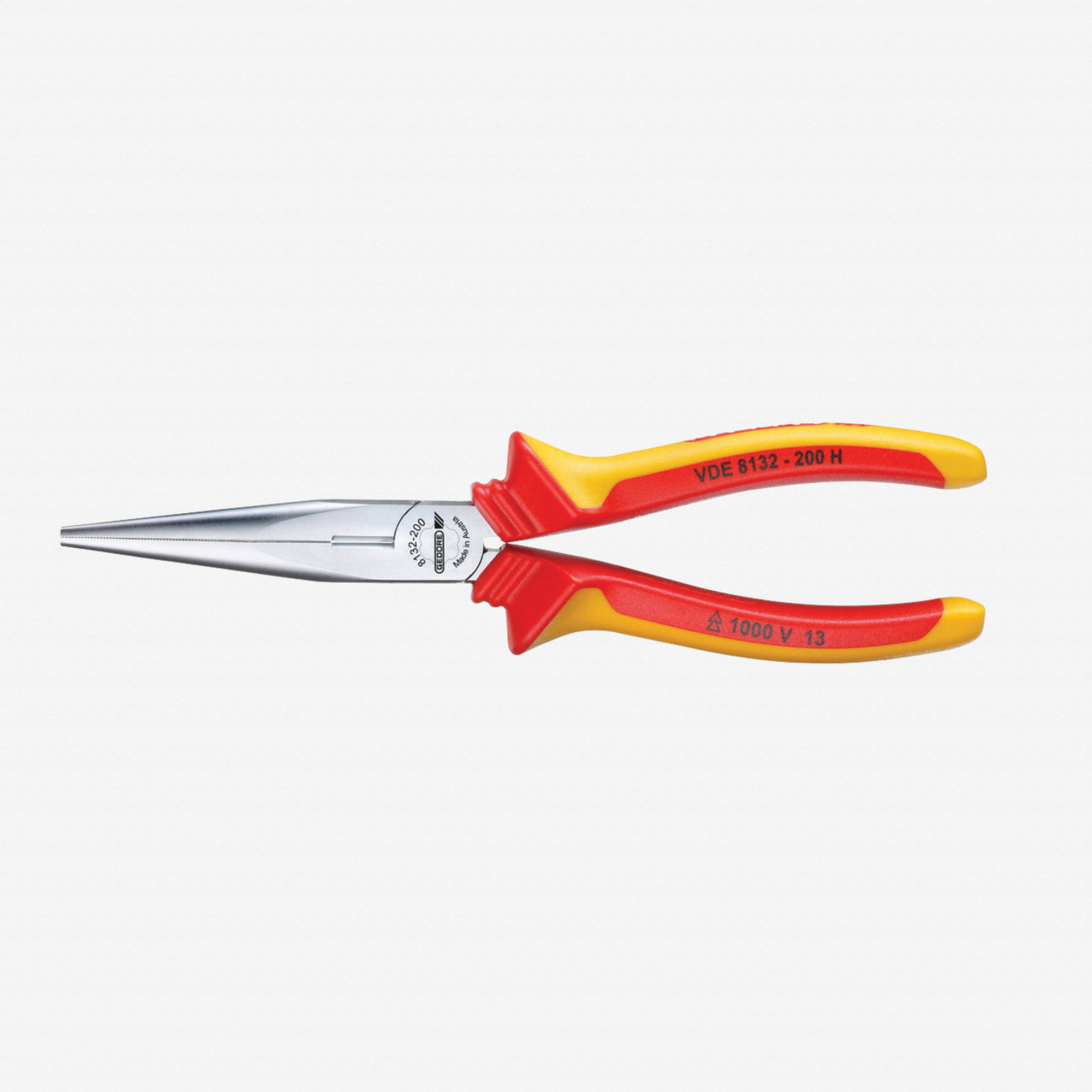 Gedore VDE 8132-160 H VDE Telephone pliers with VDE insulating sleeves 160 mm