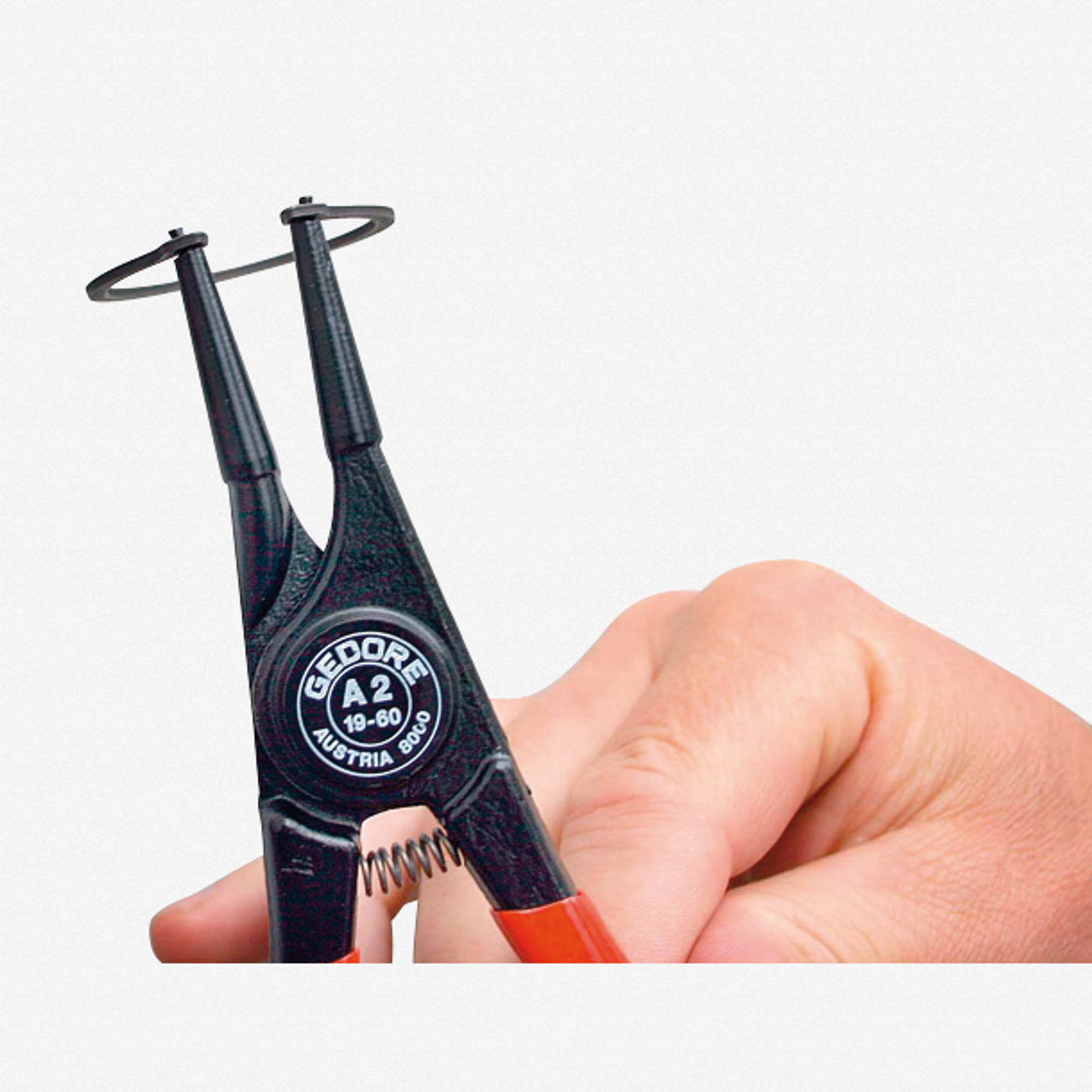 Gedore 8000 A 2 Circlip pliers for external retaining rings, straight, 19-60 mm