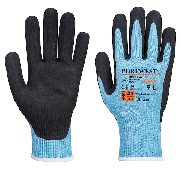 Guante de corte Portwest Claymore AHR, Med - A667