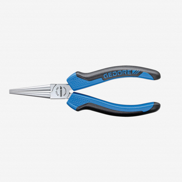 Gedore 8122-160 JC Round nose pliers 160 mm, 2-component handle