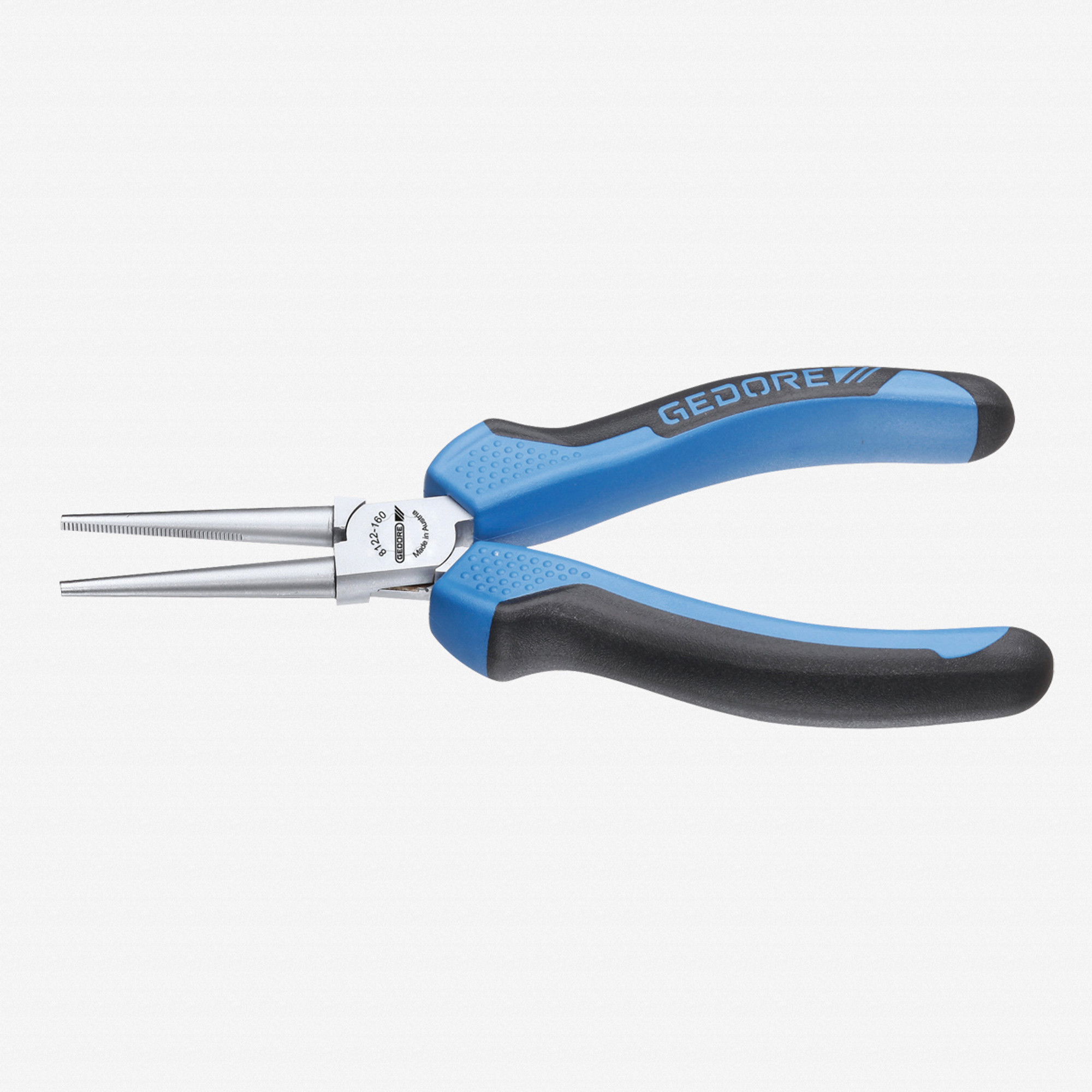 Gedore 8122-160 JC Round nose pliers 160 mm, 2-component handle