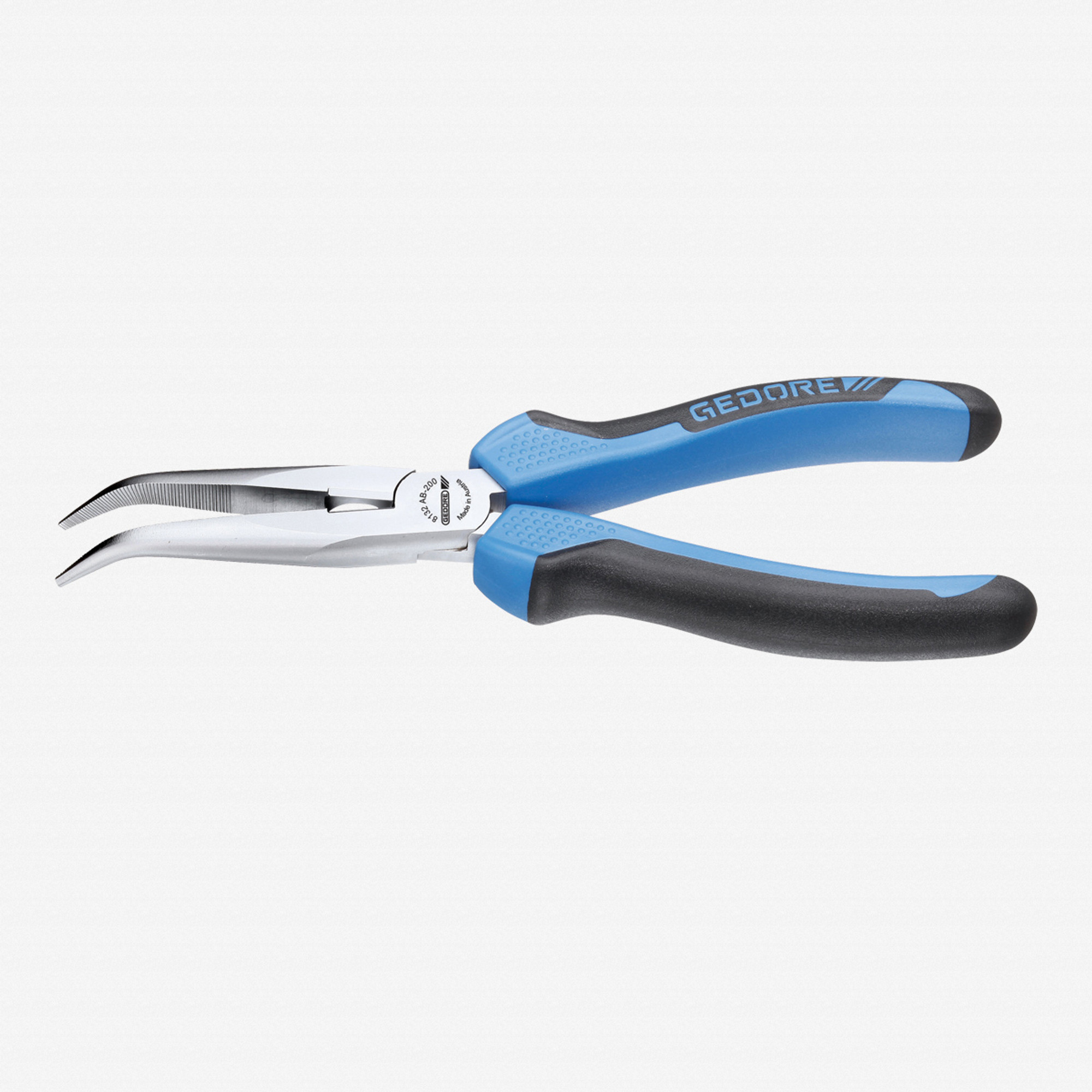 Gedore 8132 AB-200 JC Bent nose telephone pliers 200 mm