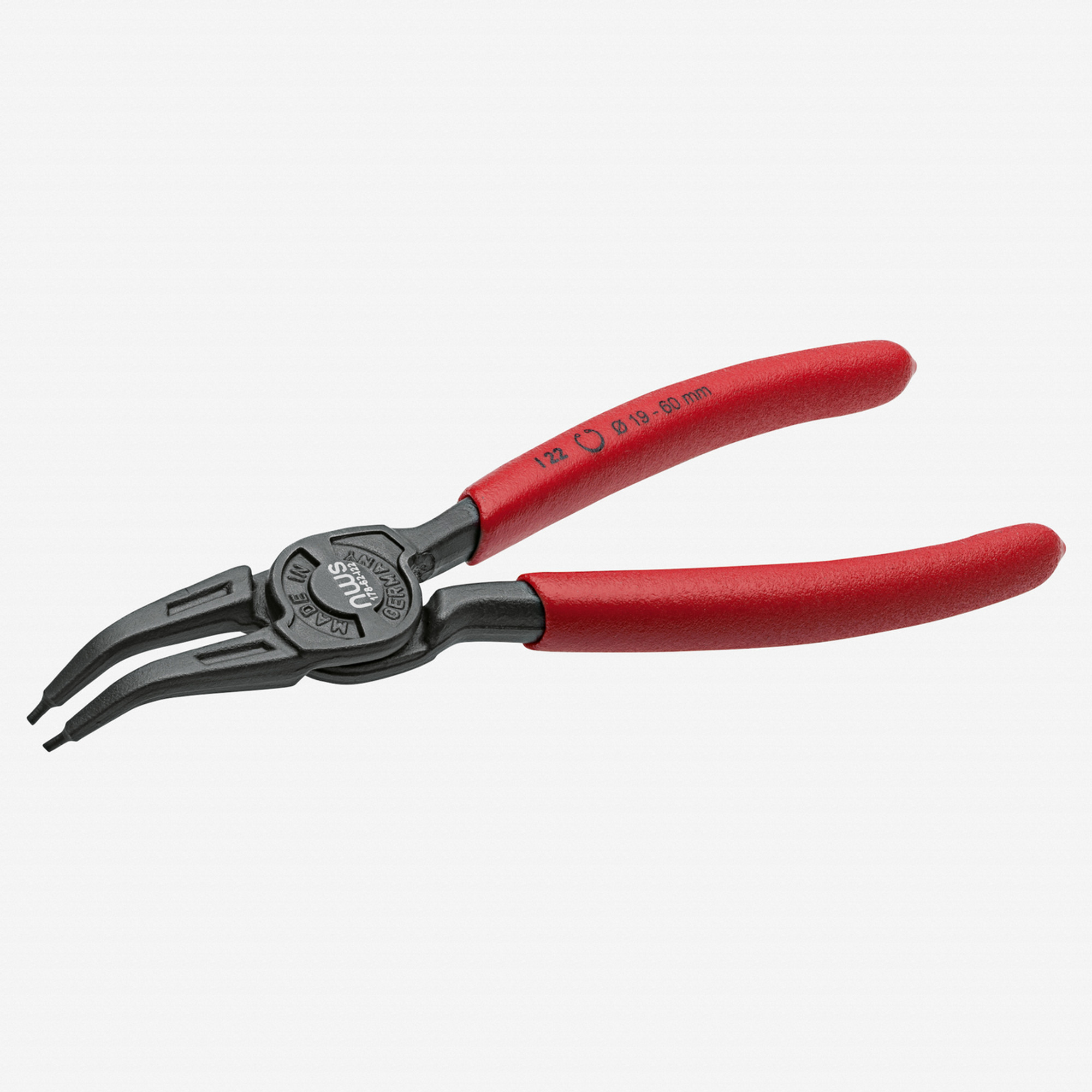 NWS Internal Circlip Pliers - 12-25mm - 45 Degree - TitanFinish