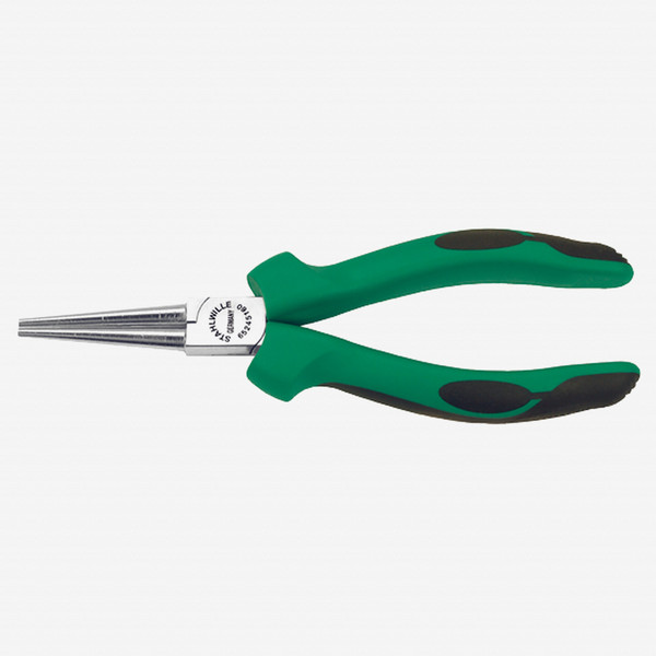 Stahlwille 6524 Round Nose Pliers, Long, 160 mm, Chrome, Multi-component