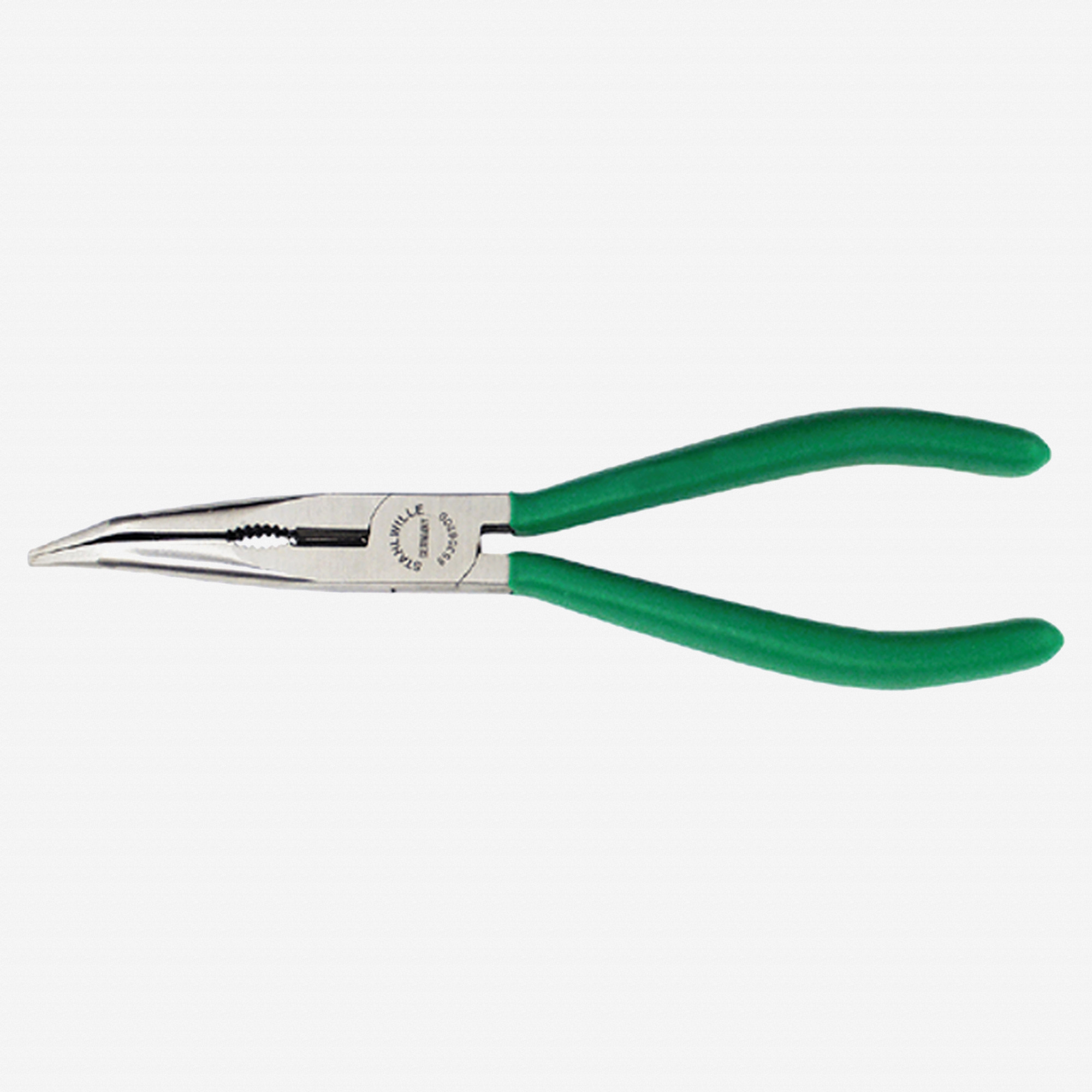 Stahlwille 6530 Snipe Nose Pliers with Cutter (Radio or Telephone Pliers), 160 mm, Polished, Dip-Coated
