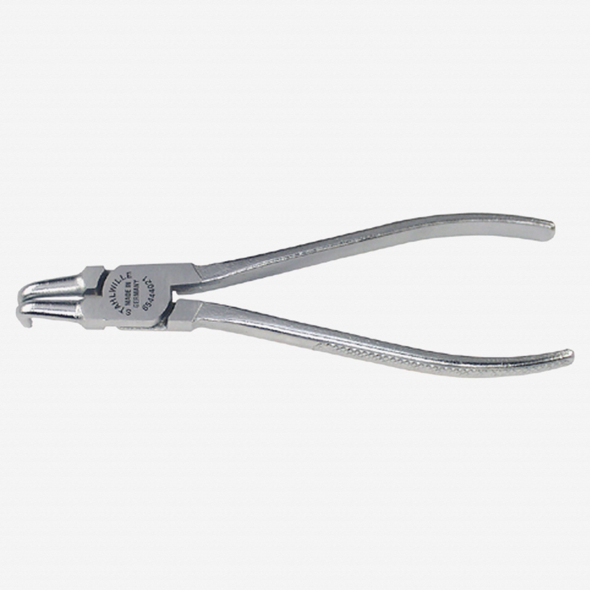 Stahlwille 6544 Internal Circlip Pliers, Bent 90 degrees, Size J01, 8-13mm, Checkered