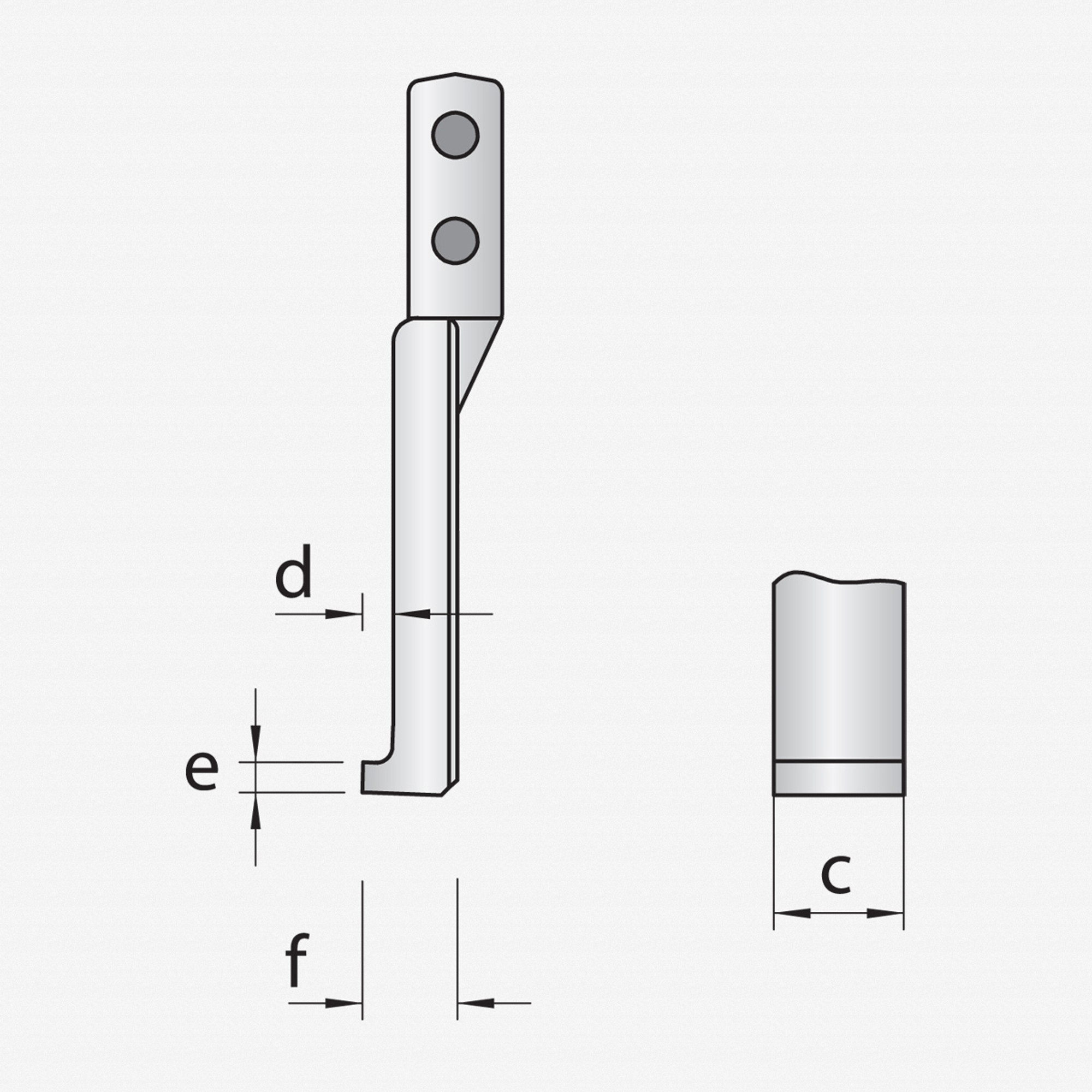 Gedore 106/S101 Black leg without clamping piece