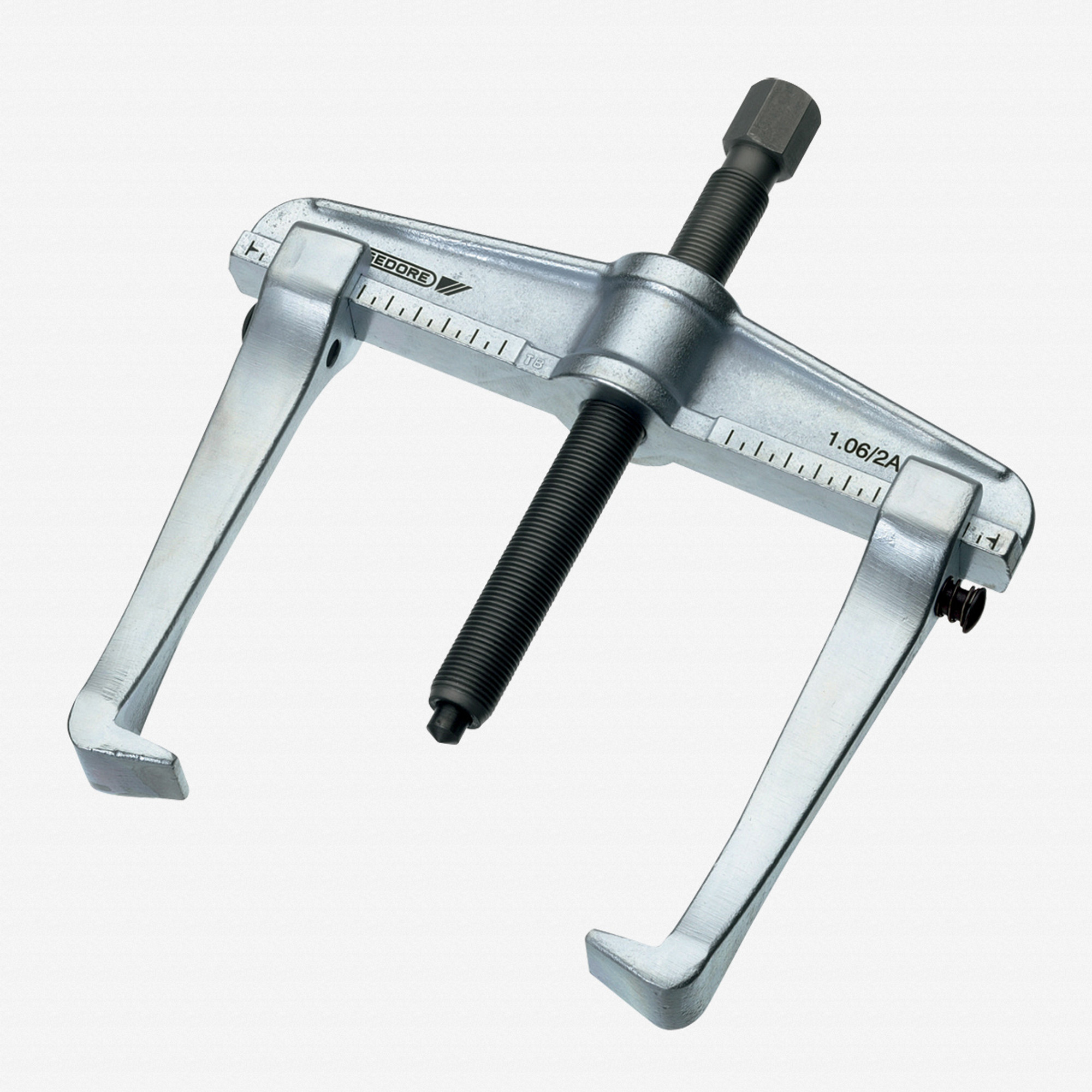 Gedore 1.06/2A1-B Universal puller, 2-arm pattern, rigid legs with leg brake 210x150 mm
