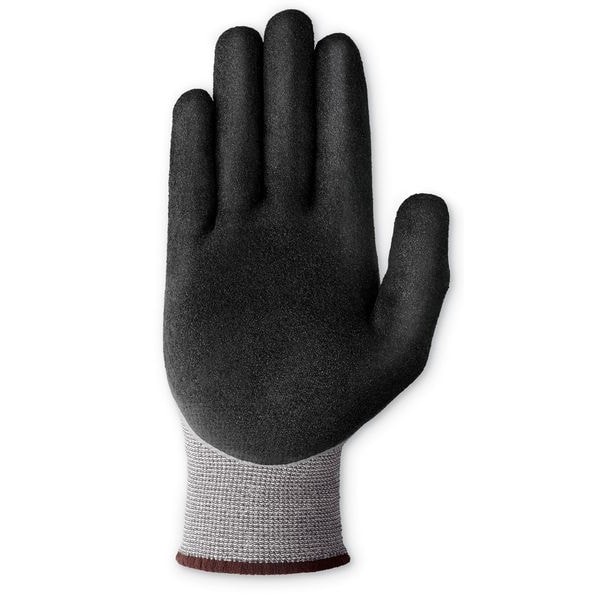 Guantes recubiertos resistentes al corte Ansell, Nivel de corte A2, 15 ga, gris, XL (10) - 11-927.