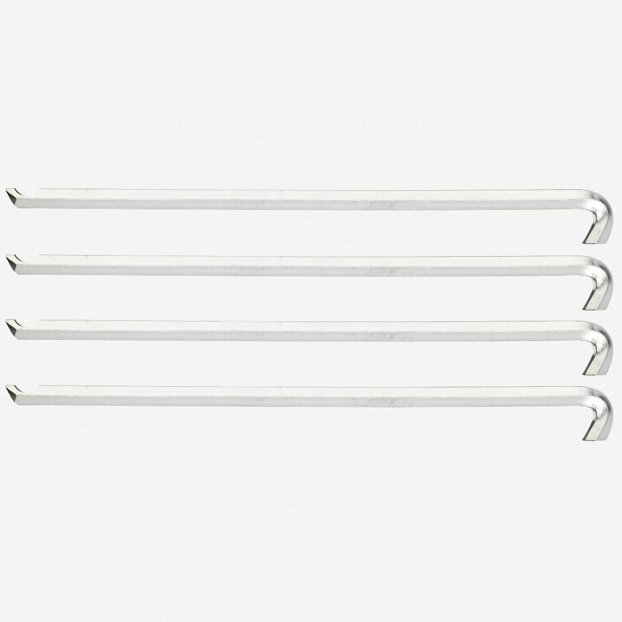 Gedore 1.29/25 Pulling legs, set of 4 pieces 177 mm
