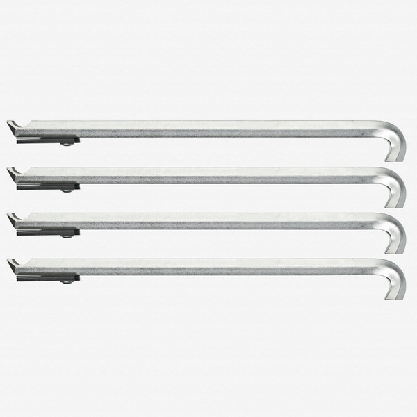 Gedore 1.29/35 Pulling legs, set of 4 pieces 187 mm
